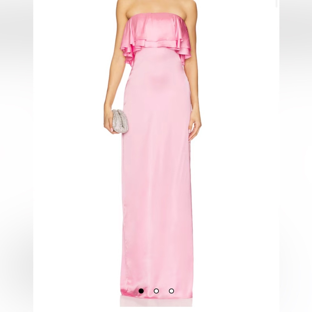 NWT retrofete Pink Strapless Gown